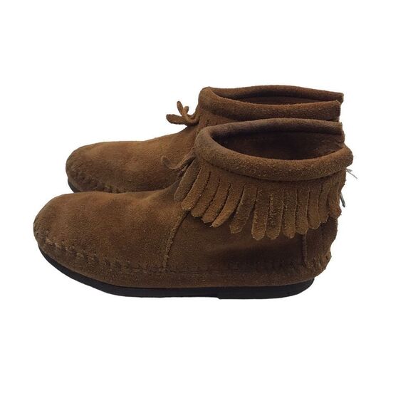 Kids Minnetonka Fringe Boot Size 11 - Picture 4 of 7